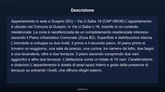 Immobile in asta di 180 m² con più di 5 locali in vendita a Guspini - Foto 4