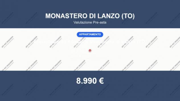 Immobile in asta di 60 m², box auto in vendita a Monastero di Lanzo