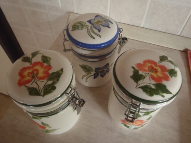 Barattoli in ceramica decorati - Foto 2