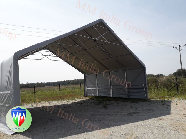 TENDONI TUNNEL PER ESSICAZIONE LEGNAME PELLET A MANTOVA 9 X 32 X 5,38 MT. - Foto 7