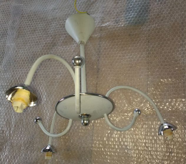 Lampadario 3 luci alogene da soffitto - Foto 4
