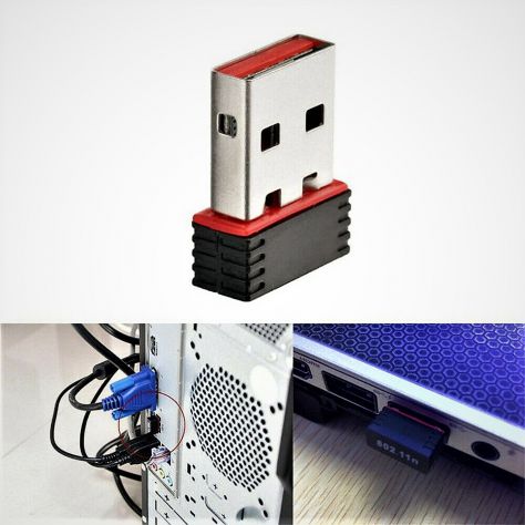 Mini scheda wireless USB 150 Mbps- Nuova - Foto 3