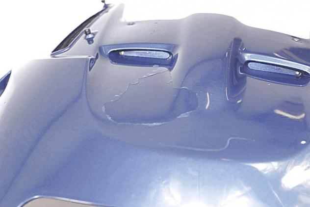 CUPOLINO CARENA FARO ANTERIORE BMW R 1100 RT 259 1994 - 2001 46637651834 COWLING DA RIPARARE E RIVERNICIARE - Foto 4