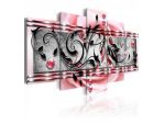 Quadro Estroverso Rosso Cm.100x50 E 200x100 ARREDALACASA