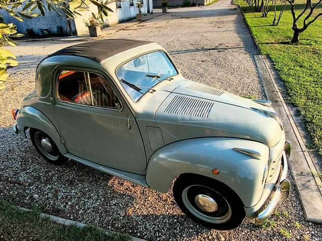 Fiat Topolino C 1952 | GRIGIO CHIARO INTERNI NERI E ROSSI TARGHE NERE ORIGINALI - Foto 4