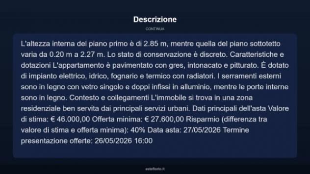 Immobile in asta di 58 m² in vendita a Potenza - Foto 18