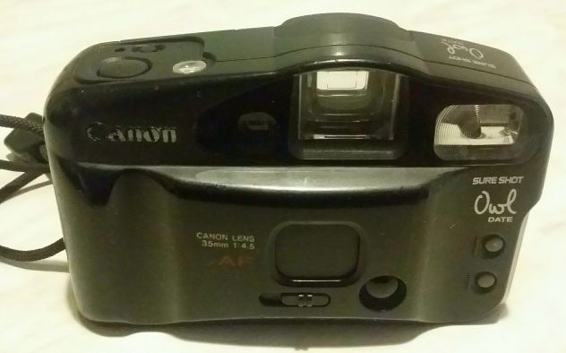 Macchina fotografica Canon SURE SHOT Owl/Date con tracolla 1998 - Foto 4