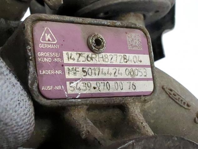 14256RH82728404 TURBINA TURBOCOMPRESSORE RENAULT MEGANE SW 1.5 D 81KW 6M 5P (2010) RICAMBIO USATO - Foto 4
