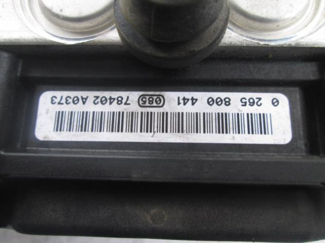 0265800441 CENTRALINA ABS AGGREGATO POMPA CITROEN C1 1.0 B 50KW 5M 3P (2007) RICAMBIO USATO 4541F5 085 78402 A0373 514L1290307 085 639 0365231579 4451 - Foto 2