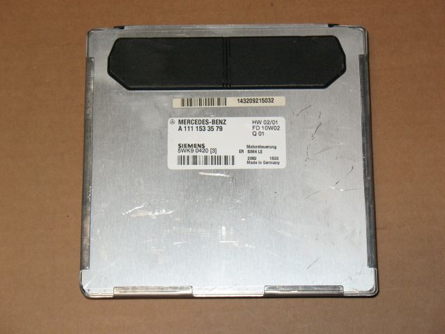 A1111533579 ECU CENTRALINA MOTORE MERCEDES C200 A 111 153 35 79 FD10W02 5WK90420 - Foto 3