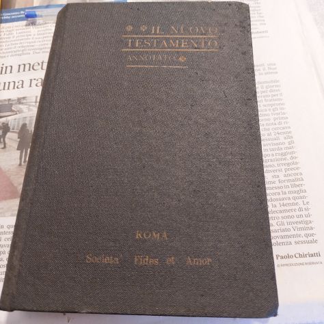 Fides Et Amor. Il nuovo testamento del N.S. Gesù Cristo 1911
