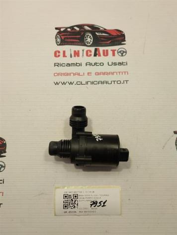POMPA ACQUA AUSILIARIA BMW Serie 5 E61 Touring 6421 6917700 M57D306D2 diesel 2993 (03)