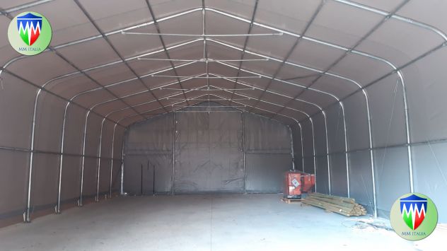 Tendone, Agritunnel Coperture  in pvc 10 x 20 x 5,5 mt. MM italia - Foto 6