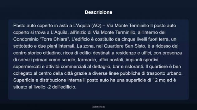 Immobile in asta di 12 m² in vendita a L'Aquila - Foto 10