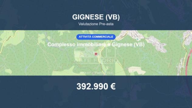Immobile in asta di 1618 m² in vendita a Gignese