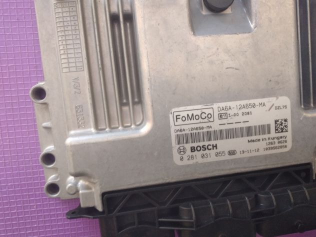 FORD FIESTA MK8 1.5 TDCI 0281031055 DIESEL ECU DA6A 12A650-MA CENTRALINA MOTOR - Foto 6