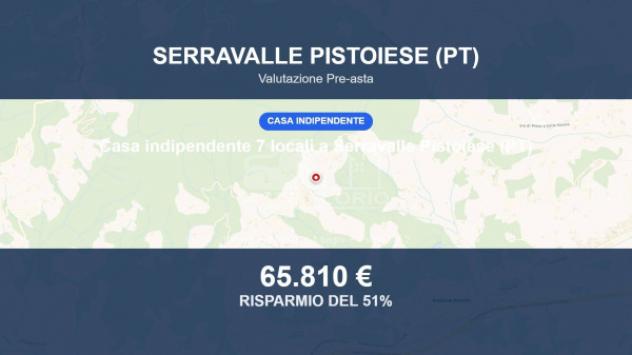 Immobile in asta di 196 m² con più di 5 locali in vendita a Serravalle Pistoiese