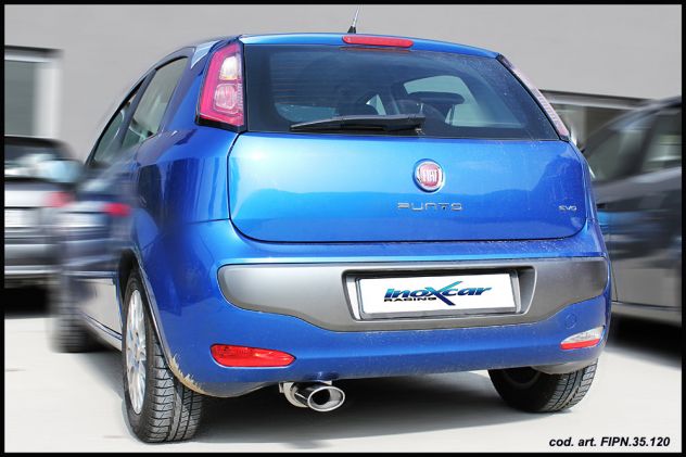 Silenziatore per Fiat Grande Punto Punto Evo Inoxcar catalizzatore Ragazzon