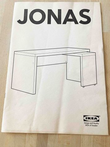 Scrivania Jonas/Malm Ikea - Foto 2