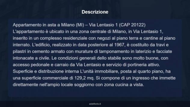 Immobile in asta di 129 m² con più di 5 locali in vendita a Milano - Foto 15