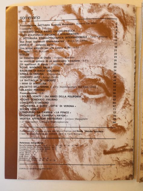 Libro "Estate Teatrale Veronese" dal 13 giugno al 9 settembre 1970. - Foto 5
