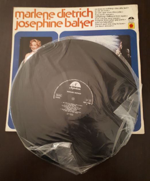 Marlene Dietrich, Josephine Baker (ITA Napoleon nlp 11088 stero) long play. - Foto 5