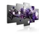 Quadro Sfere Bianche - Viola - 100x50 E 200x100 ARREDALACASA