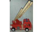 GIOCATTOLO LEGNO DI FABBRICAZIONE TEDESCA CAMIOM POMPIERI