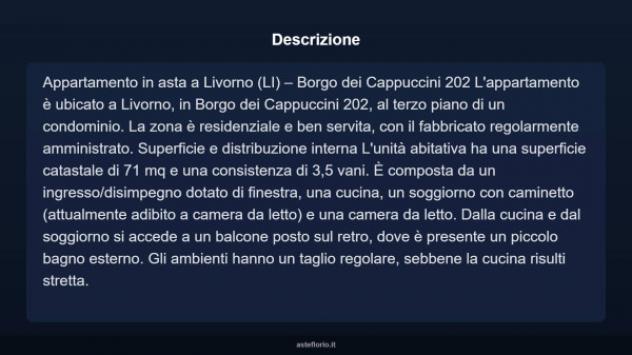Immobile in asta di 71 m² in vendita a Livorno - Foto 4