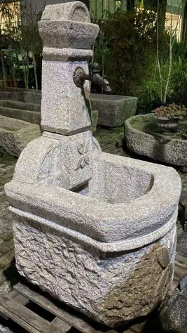 Fontana in vera pietra granito - Foto 2