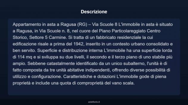 Immobile in asta di 114 m² con più di 5 locali in vendita a Ragusa - Foto 3