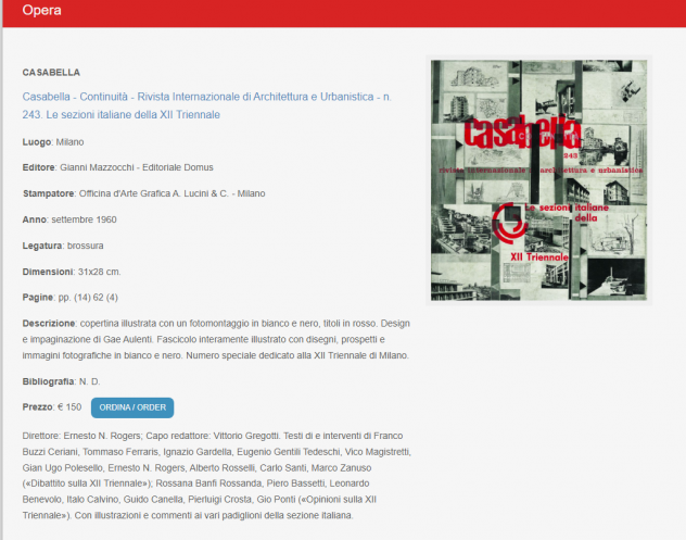 CASABELLAcontinuità. 1960, come nuovo - Foto 2