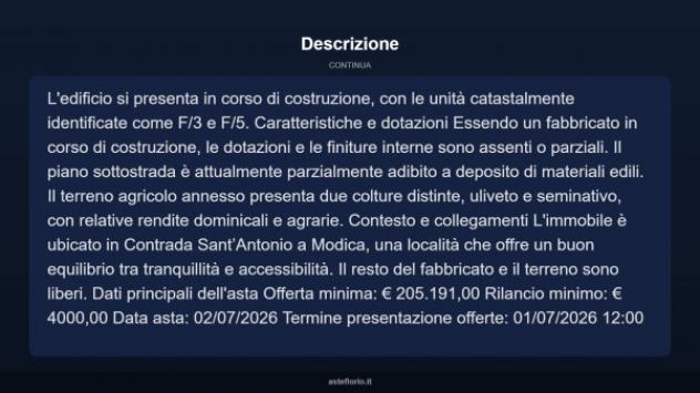 Immobile in asta di 520 m² in vendita a Modica - Foto 4