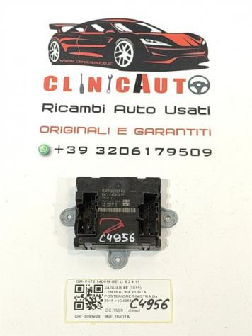 CENTRALINA PORTA POSTERIORE SX JAGUAR XE Serie (X760) FK72-14D619-BE 204DTA (15)