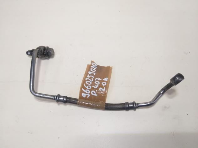 TUBO PASSAGGIO OLIO TURBINA PEUGEOT 407 S. Wagon 9660259080 diesel 2.0 (04)
