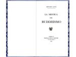 La mistica del Buddhismo
