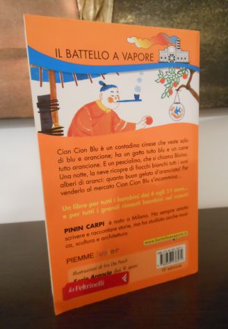 Cion Cion Blu, Pinin Carpi, Il Battello a vapore, Editore PIEMME 1^ Ed. 2002. - Foto 5
