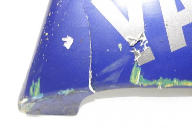 CARENA ANTERIORE SINISTRA YAMAHA YZF 600 R THUNDERCAT 1996 - 2004 4TVY283U000X LEFT SIDE FRONT FAIRING CON GRAFFI PICCOLA CREPA - Foto 3
