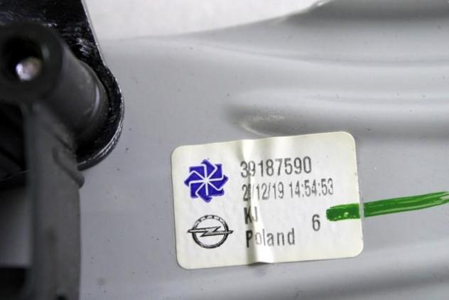 39187590 MOTORINO MECCANISMO ALZA-VETRO ALZA-CRISTALLO PORTA ANTERIORE DESTRA OPEL CROSSLAND 1.2 B 61KW 5M 5P (2021) RICAMBIO USATO - Foto 2