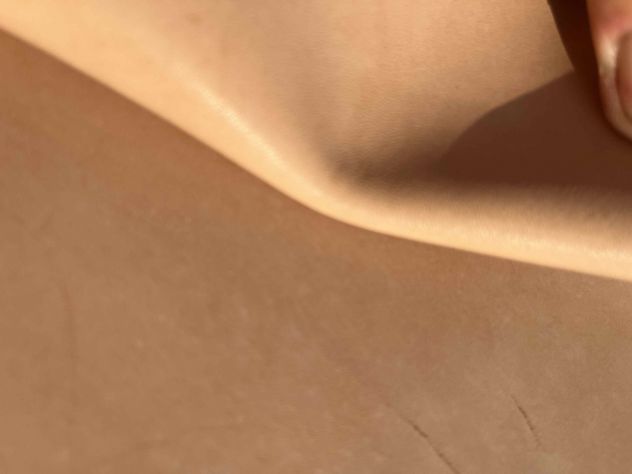 Scampolo cuoio pelle a vegetale naturale – sp. 2,0 - Foto 2