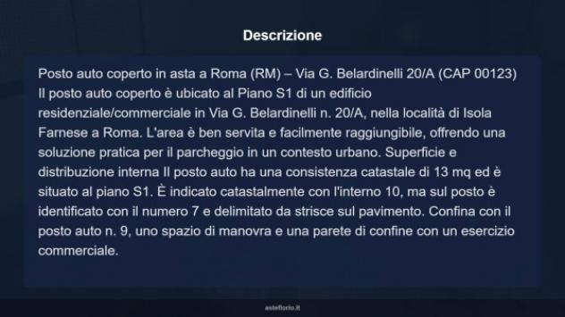 Immobile in asta di 13 m² in vendita a Roma - Foto 3