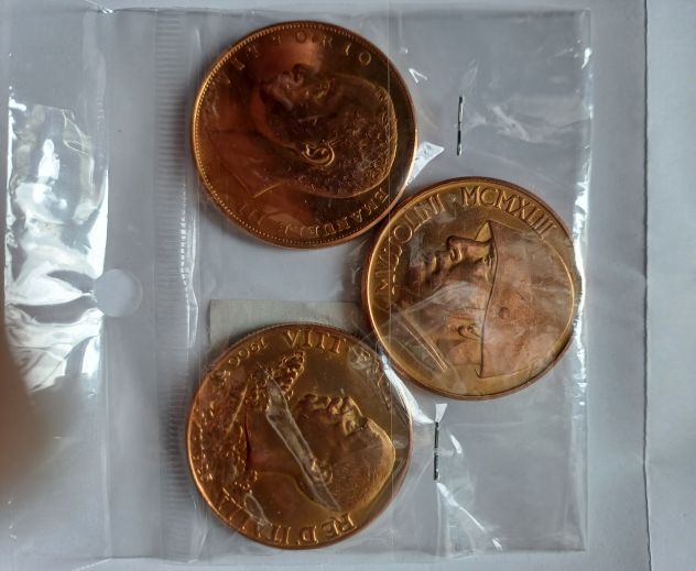 Set medaglie commemorative del '900 - Foto 5