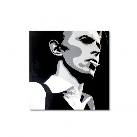Quadro Pop Art dipinto a mano David Bowie - Foto 2