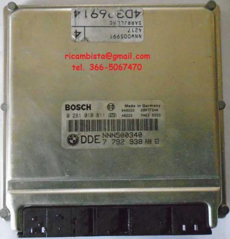 NNN500340 0281010811 Land Rover Freelander centralina motore