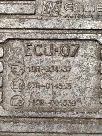 CENTRALINA GPL ALFA ROMEO Mito Serie (955_) ECU-07 10R-024537 67R-014538 312A2000 benzina 875 (08) - Foto 2