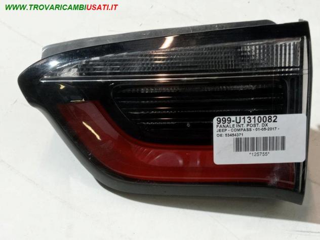 FANALE INT. POST. DX 999-U1310082 Parti elettriche Fanaleria Fanali Fanale int. post. d JEEP - COMPASS - 01-05-2017 -