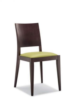 Sedia Colorata Nera Moderna Seduta Imbottita cod 3665/I/NeLa