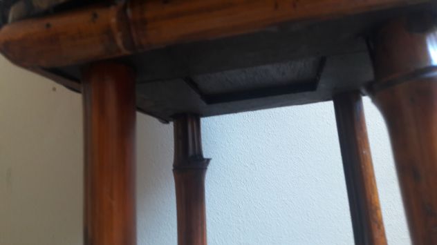 Poggiavasi in legno lavorato - Foto 3