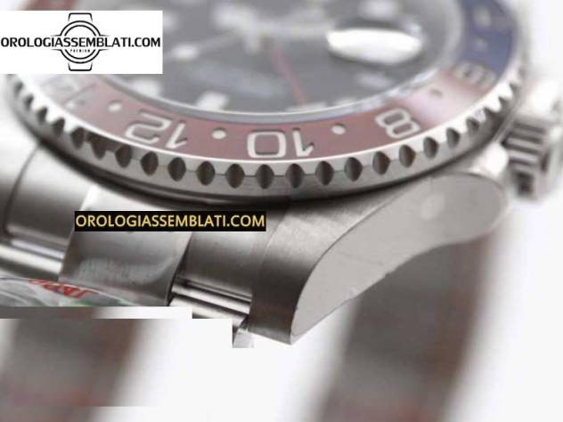Replica Rolex GMT MASTER II 126710 BLRO 904L SS MIGLIOR EDIZIONE SU BRACCIALE OYSTER 3285 - Foto 15