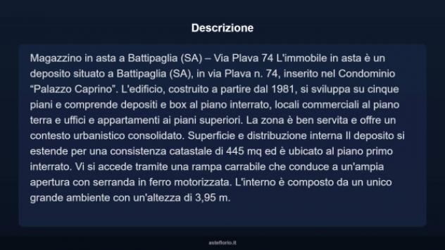 Immobile in asta di 445 m² in vendita a Battipaglia - Foto 3
